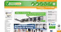 Desktop Screenshot of gardotool.de